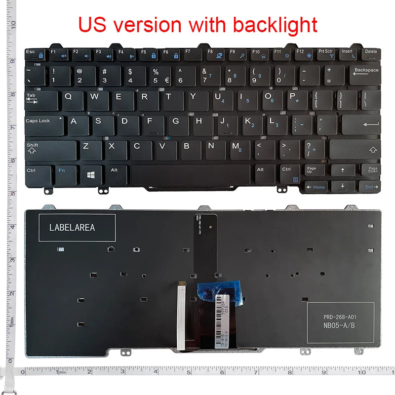 US Laptop Keyboard Replacement for Dell Latitude Series