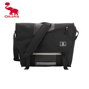 OIWAS Men's Crossbody Messenger Bag — 14" Laptop Shoulder Briefcase & Travel Handbag