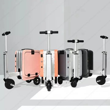 New style carry-on luggage retractable electric smart riding trolley suitcase 20-inch suitcase for business trips