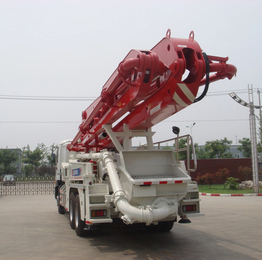 HB37B Truck-Mounted Concrete Boom Pump — 37m, 265kW, 138m³/h, CE Certified