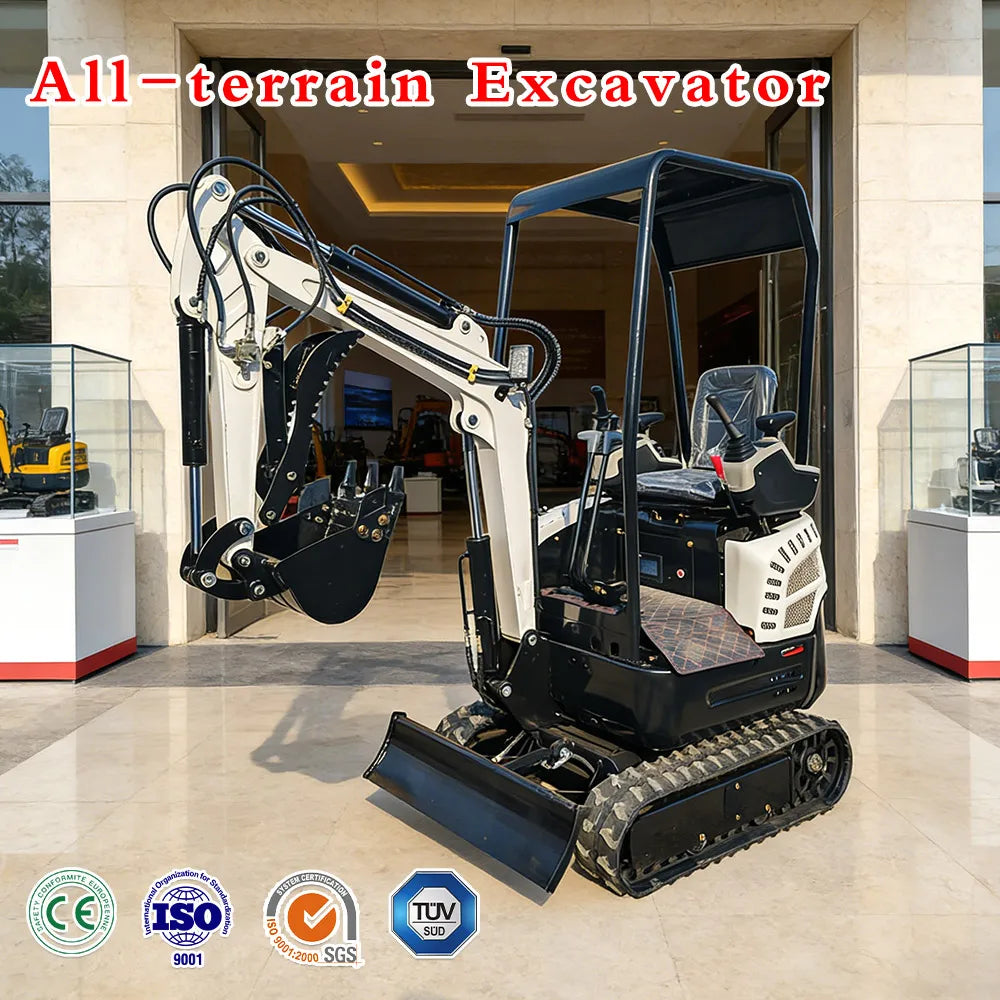 Mini Crawler Excavator with Kubota Engine — CE/EPA Certified, Multiple Models