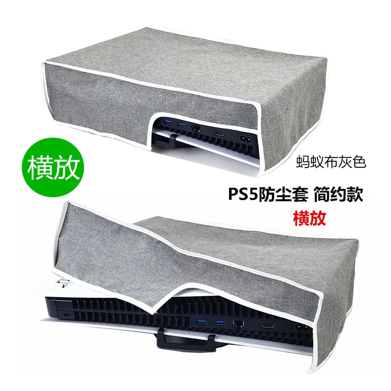 Dust Proof Cover For PS5 Slim Game Accessorie Horizontal/Vertical Protector Case 1680D Oxford Cloth for Playstation 5 Slim