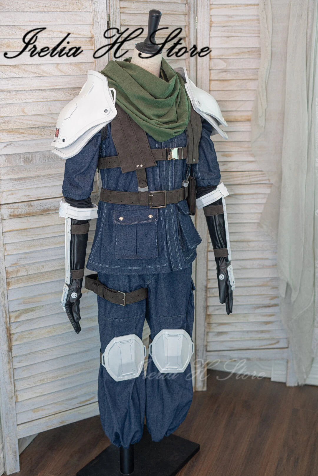 Irelia H Store Cloud Final Fantasy VII Cloud Strife Cosplay costume Shinra soldiers set can custom made Game suit