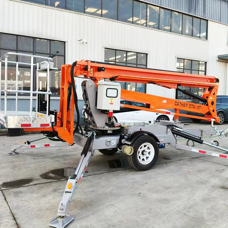 CATHAYLIFT Spider Boom Lift — 10–20m Working Height, 200kg, Multiple Power Options