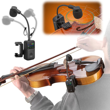 Wireless Microphone System Violin Performance Microphone for Saxophone Brass Instrument Professional Sound Pickup Microphone
