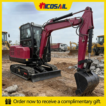 3-Ton Mini Crawler Excavator — 24HP, EPA Certified, Farm & Construction