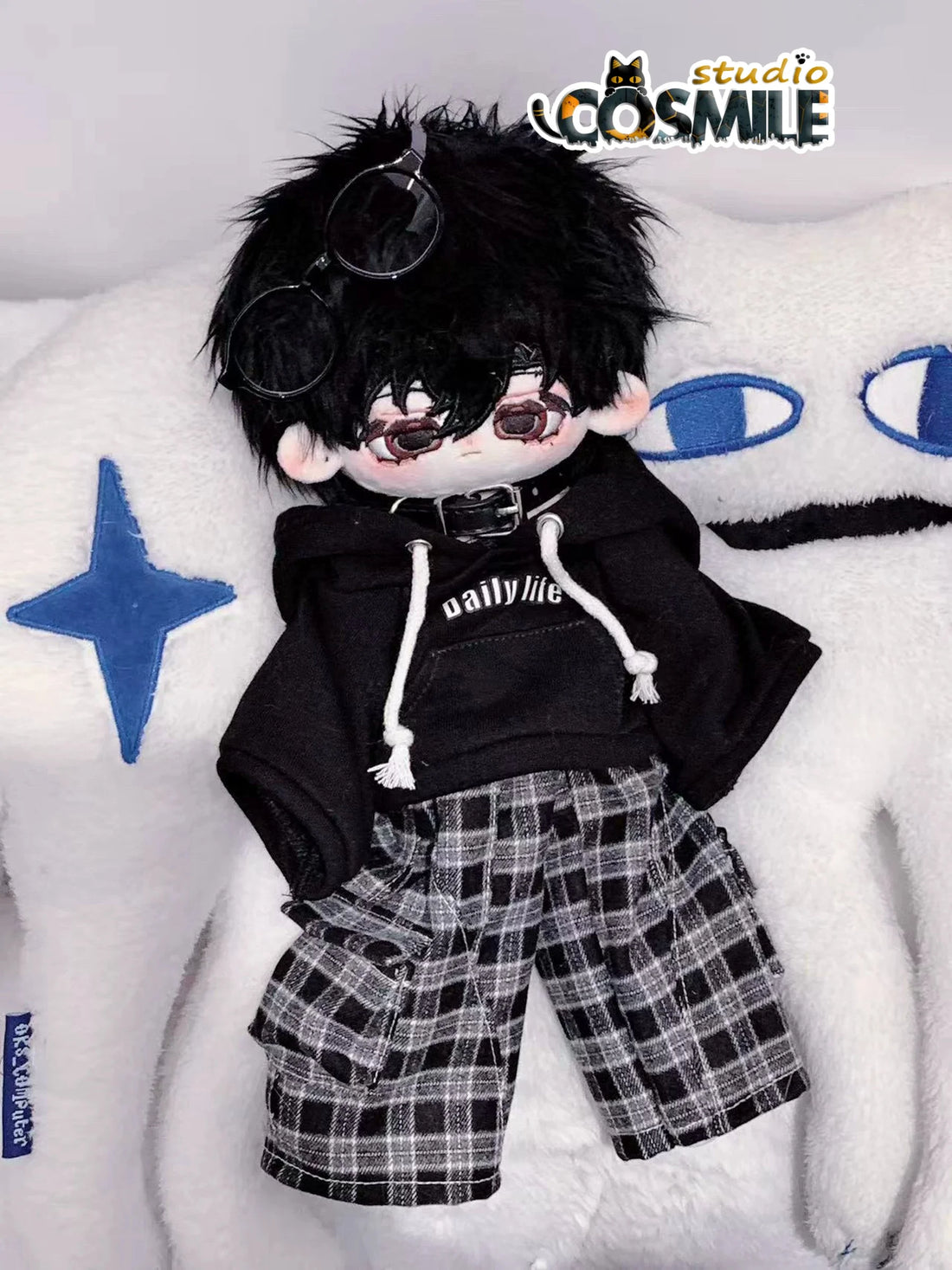 Kpop Star Idol Casual Pants Hoodies Handsome Cool Guy Fashion Stuffed Plush 30cm Doll's Clothes Clothing Doll Accessories DJ