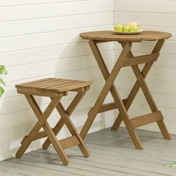 Mini Leisure Simple Camping Table Outdoor Folding Thickened Pine Multi-Scene Garden Furniture Picnic Table for Camping And Outdo