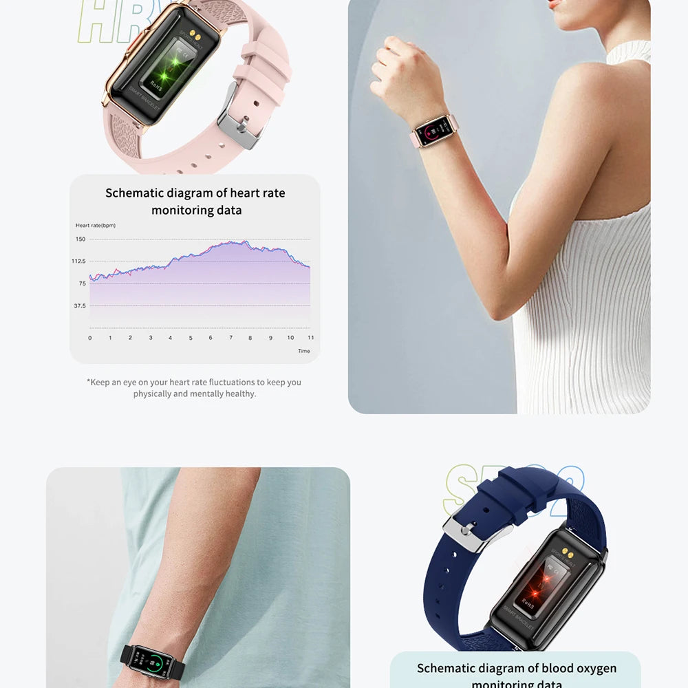 Smart Watch For Men Women Sports Heart Rate Monitor Full Touch Screen Watchband Waterproof 2025 Smartwatch Music Weather Watches