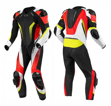 Men's Full-Protection Leather Motorbike Racing Suit