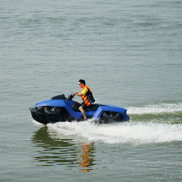 1500CC Amphibious ATV Water Motorcycle — FRP Hull, Land & Water