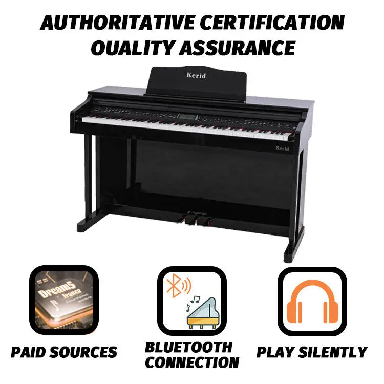 China Musical Instrument 88 Keys Piano Keyboard Heavy Hammer Professional Grade Home Intelligent Digital Electric Piano
