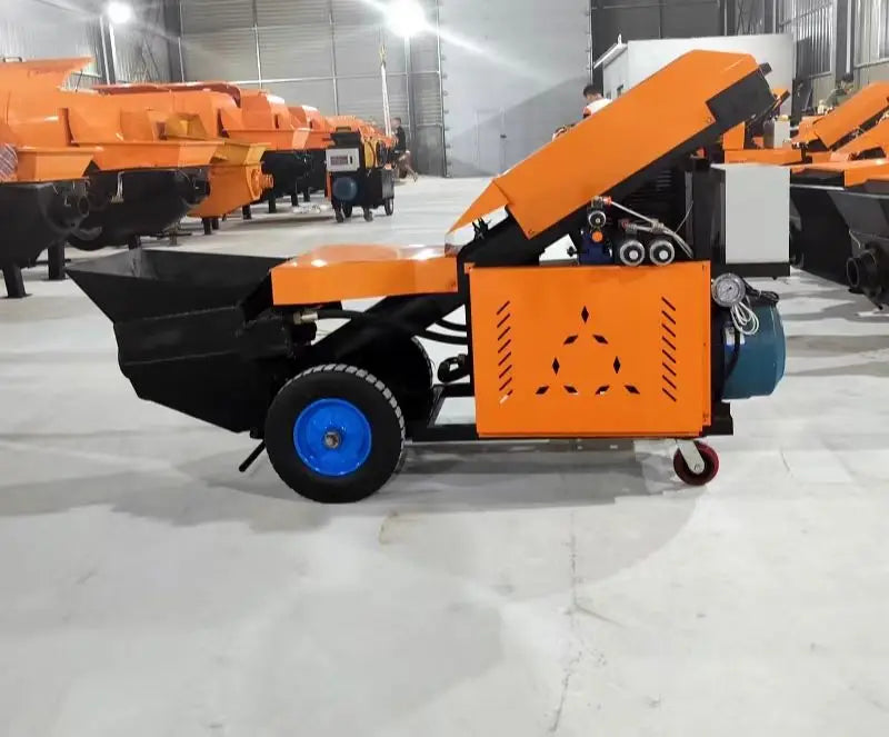 Mini Diesel Concrete Pump — 22m³/h Output, 500m Range, Fully Hydraulic