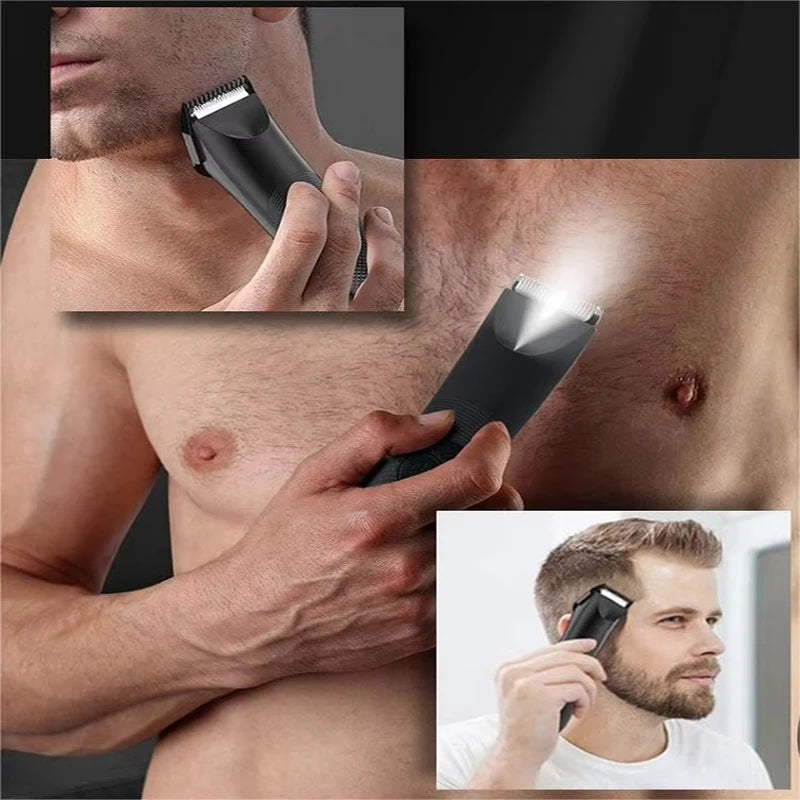Body Hair Trimmer Epilator Body Groomer Grooming Kit Hair Removal Intimate Areas Places Part Haircut Razor Groin Trimmer