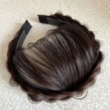 Women Girls Fake Hair Headband Fringe Wig Bangs Hairband Hair Extension Clips In Hair Extension Hair Accessories Hairpiece Clips