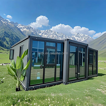 Fold Out House 20ft 40ft Prefab Portable Home Modular Expandable Mobile House 3 Bedroom Prefabricated Expandable Container House