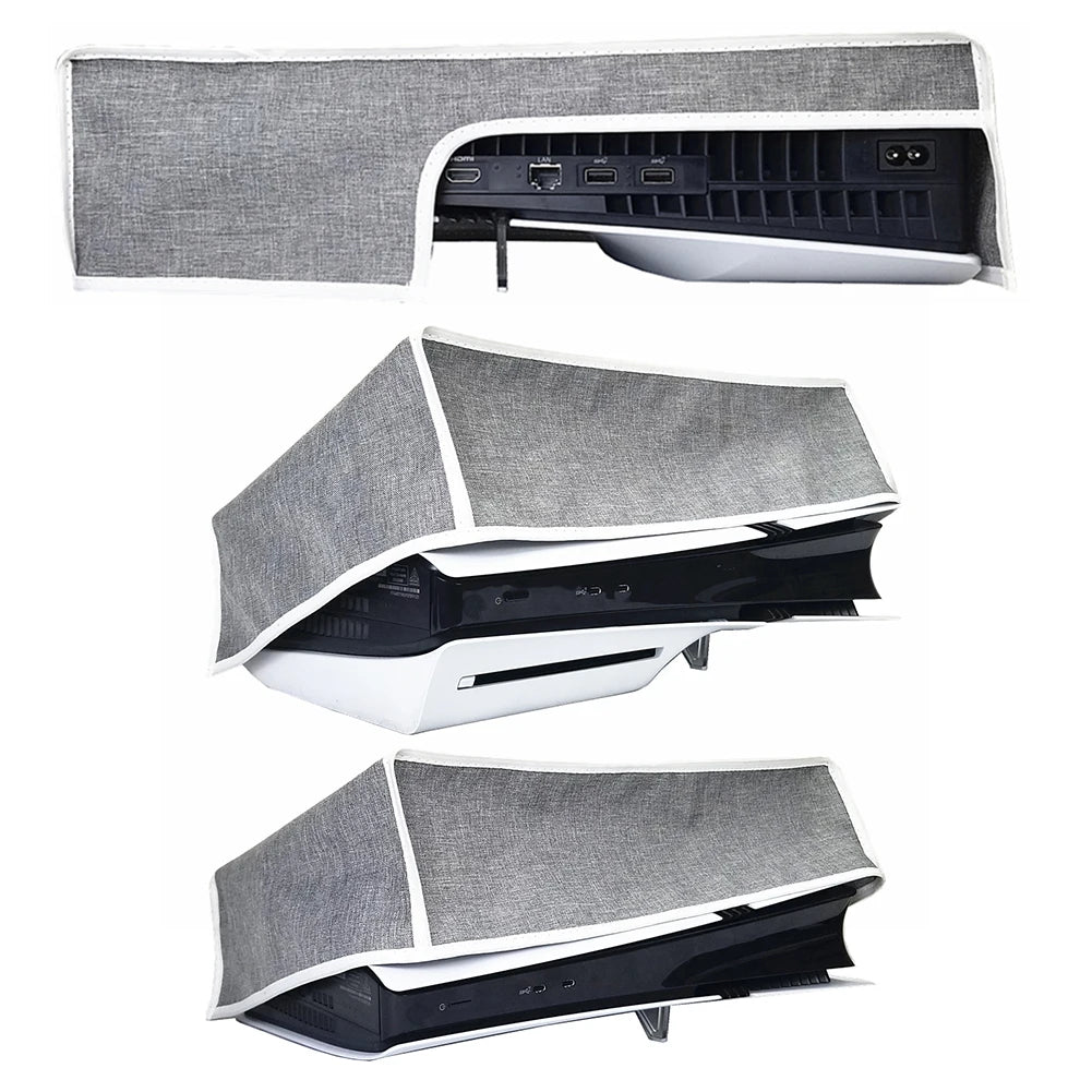 For PS5 Pro Slim Console Vertical/Horizontal Dust Cover Waterproof Protective Case Sleeve Dust Proof Cover For Playstation 5 Pro