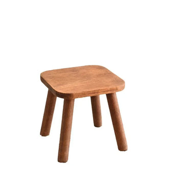 Multifunctional Solid Wood Stool Stackable Design Indoor Living Room Dining Seat Bench
