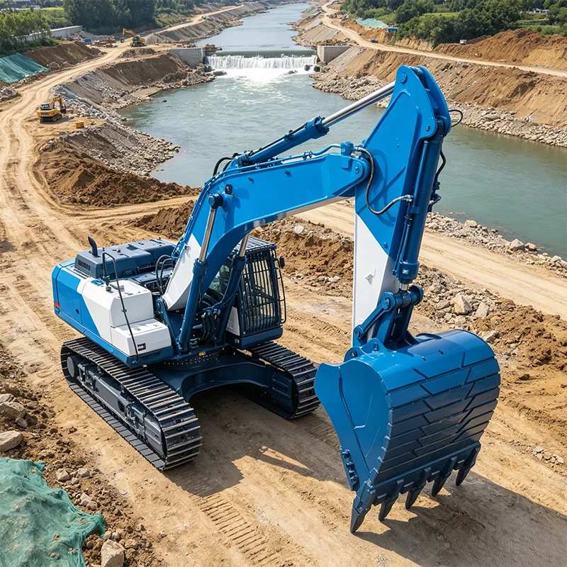 Large Heavy Duty Hydraulic Crawler Excavator Construction Digger for Mining Earthmoving Projects