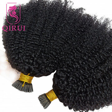 Itip Human Hair Extensions 4B 4C Itips Microlink Human Hair Kinky Curly I Tip Hair Extensions Human Hair Double Drawn For Women