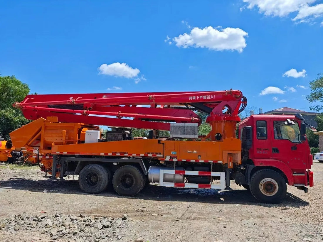 Diesel Concrete Boom Pump Truck — 24–60m+ Vertical Reach, 100–200m³/h, Rexroth Hydraulics