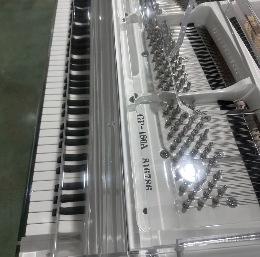 Custom Crystal Acrylic Piano with Self Player System Factory Best Price Grand Piano 180cm