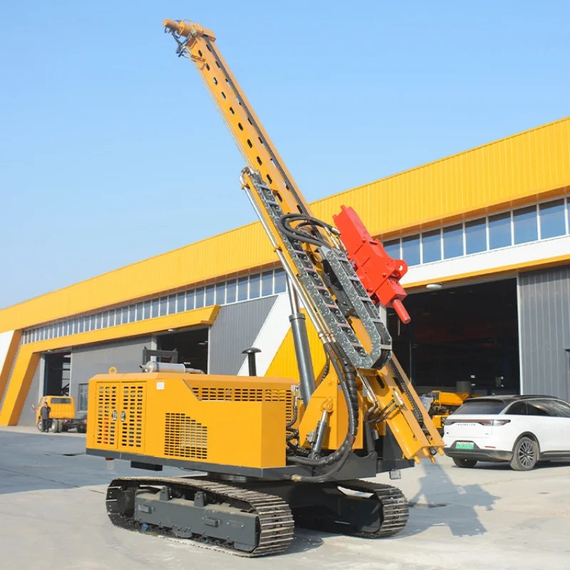 Powerful Engine YG Solar Pile Driver 6000kg Fully Hydraulic Piling Rig for Photovoltaic Energy Construction Project