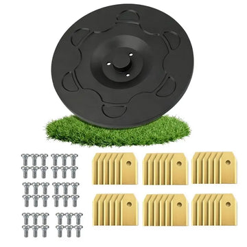 Lightweight For Segway Navimow I105N, I105E, I108E, I110N 6-Blade Disc Replacement Kit With 36 Pcs Blades For Robotic Lawn Mower
