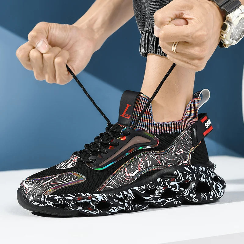 Men's Luxury Trainer Race Breathable Sneakers