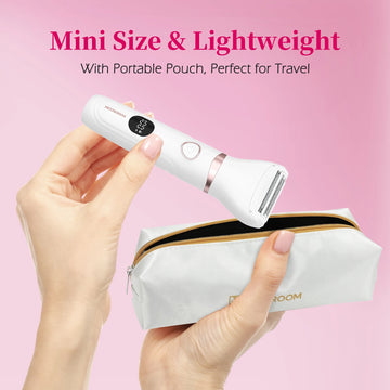 MAXGROOM 3 in 1 Body Hair Trimmer Kit for Woman Bikini Hair Shaver Facial Trimmer Electric IPX6 Waterproof Pubic Hair Shaver