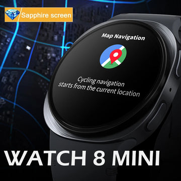 Smart Watch GPS Track Smart Watches For Men Women Sport Heart Rate Bluetooth Call NFC IP68 Waterproof Compass Smartwatch 8 Mini