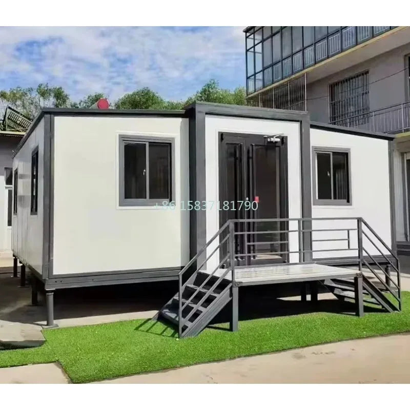 Luxury Folding Container Houses Modern Hotel Apartment Cabin Kits Prefab Container House 20ft Expandable Home Container House