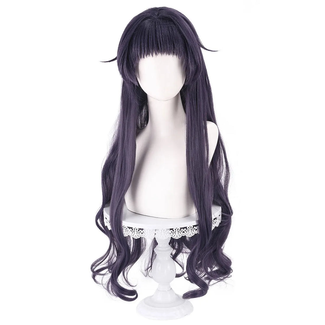 Waguri Kaoruko Cosplay Wig 85cm Purple Mixed Wigs Heat Resistant Synthetic Hair For Women Halloween Costume Cosplay Anime Wig