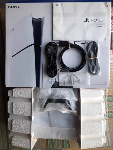 For Slim Console SSD Ultra High Speed 4K 120Hz Ray Tracing 3D Audio Wired DualSense Controller New Design Global Version