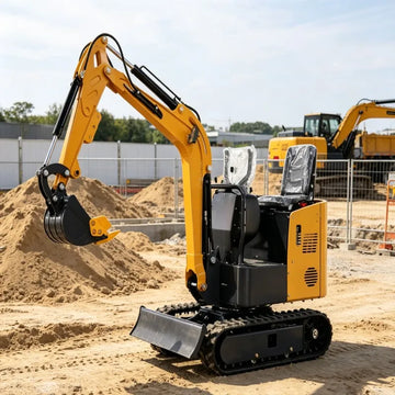 1.2 Ton Mini Excavator, No Cab Small Crawler Digger for Farm & Construction