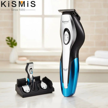 Rechargeable Cordless Hair Clipper Trimmer Grooming Kit for Men Beard Razor Styling Tools Ear Nose Hair Removal