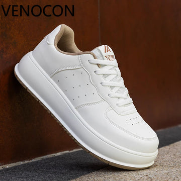 Men's Minimalist Wide Toe Box Sneakers — Fabric & Leather