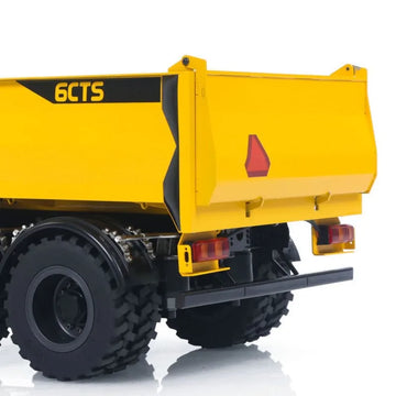 1:14 Metal 2Axles Hydraulic Dump Trailer KIT CUT Model for LR914 Radio Controlled Excavator Construction Vehicle RC Digger Model