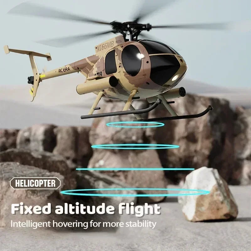 Spot Rc Era New 1:28 C189 Bird Rc Helicopter Tusk Md500 Dual Brushless Simulation Model 6-Axis Gyroscope Simulation Model Toy