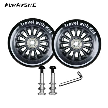 ALWAYSME Kids Ride-On Suitcase Front Wheels