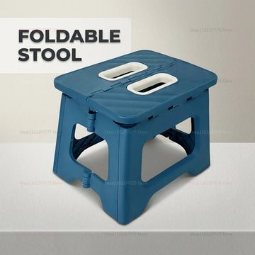 Outdoor Folding Stool Portable Household Plastic Small Stool Outdoor Fishing Camping Stool Stall Children Small Bench Gifts