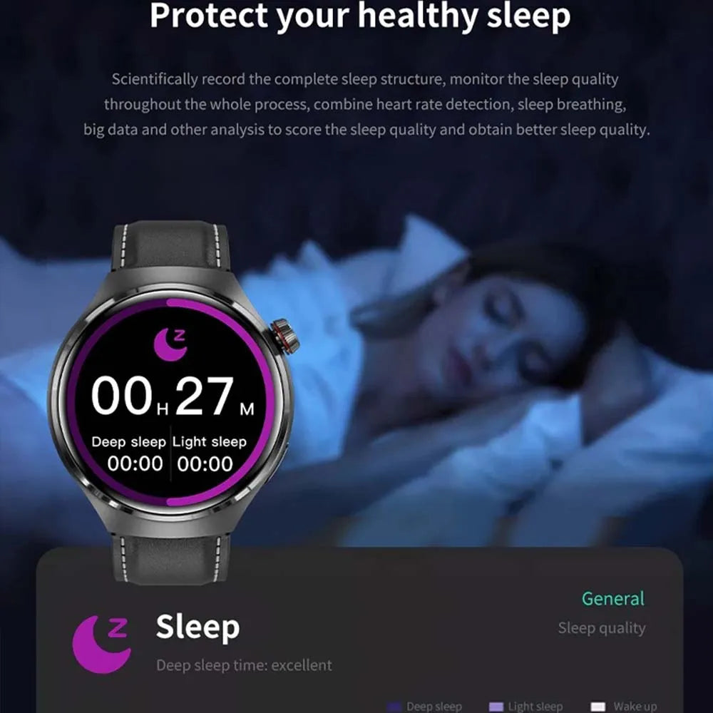 Watches pro 2025 New Men's Smartwatch High-Definition Screen Health Tracker Bluetooth Call  Voice Assistant Sports Smartwatches