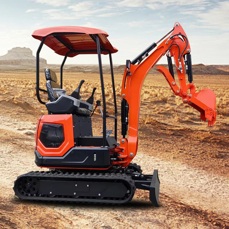 1.8-Ton Mini Excavator — Kubota 21HP, EPA/CE/ISO, Finger Bucket Included
