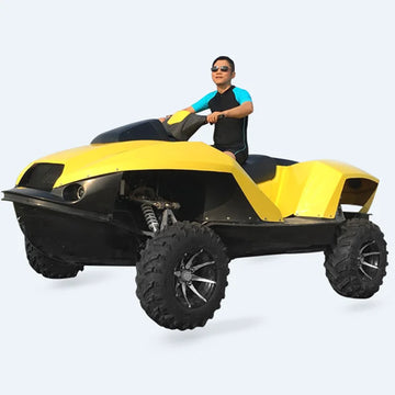 Hison 1400cc Amphibious Water Sports Vehicle — Fiberglass, 4-Stroke, Up to 80 km/h