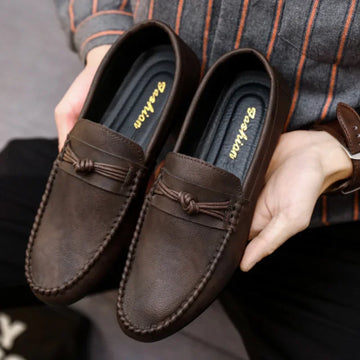 Men's Slip-On Moccasin Driving Shoes — Summer Casual