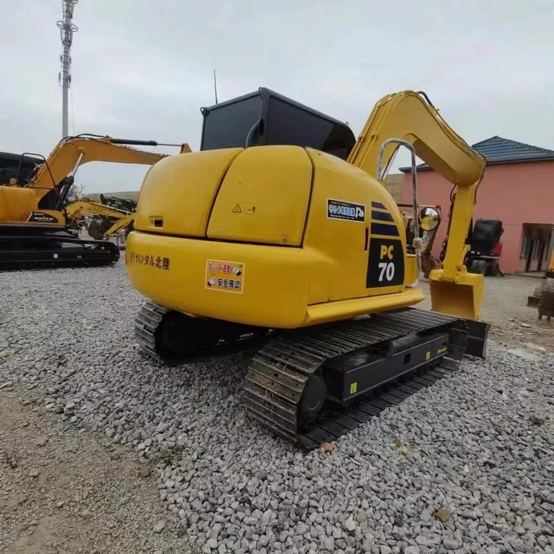 Komatsu PC70 Small Excavator  Low Price Hydraulic Crawler Excavator  New Model  Agricultural Excavator