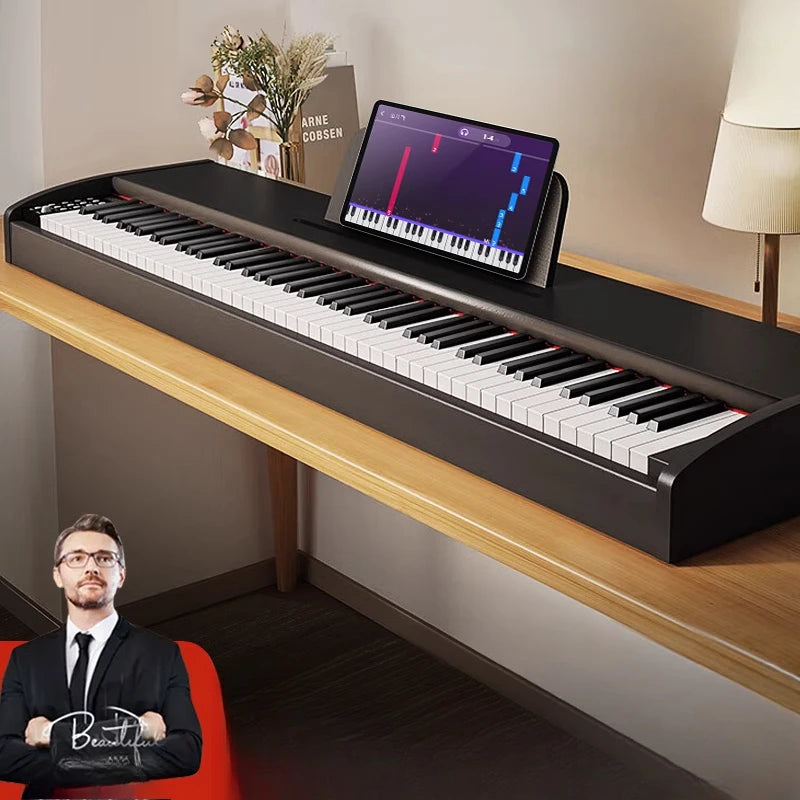 Digital 88 Key Heavy Hammer  Piano Portable Adult Beginner Preschool Teacher Professional Exam Piano for Home 2025