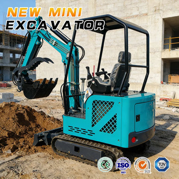 1.5 Ton Mini Excavator EPA Approved Kubota Engine Small Crawler Digger With Free Attachments For Landscaping/Farm/Garden
