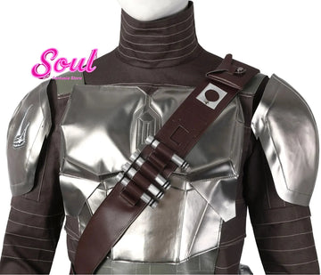 Adult Men's Din Djarin Cosplay Bounty Hunter Costume Outfit Season Full Set and Single Item Are Sold Man Battle Suit Custom Made