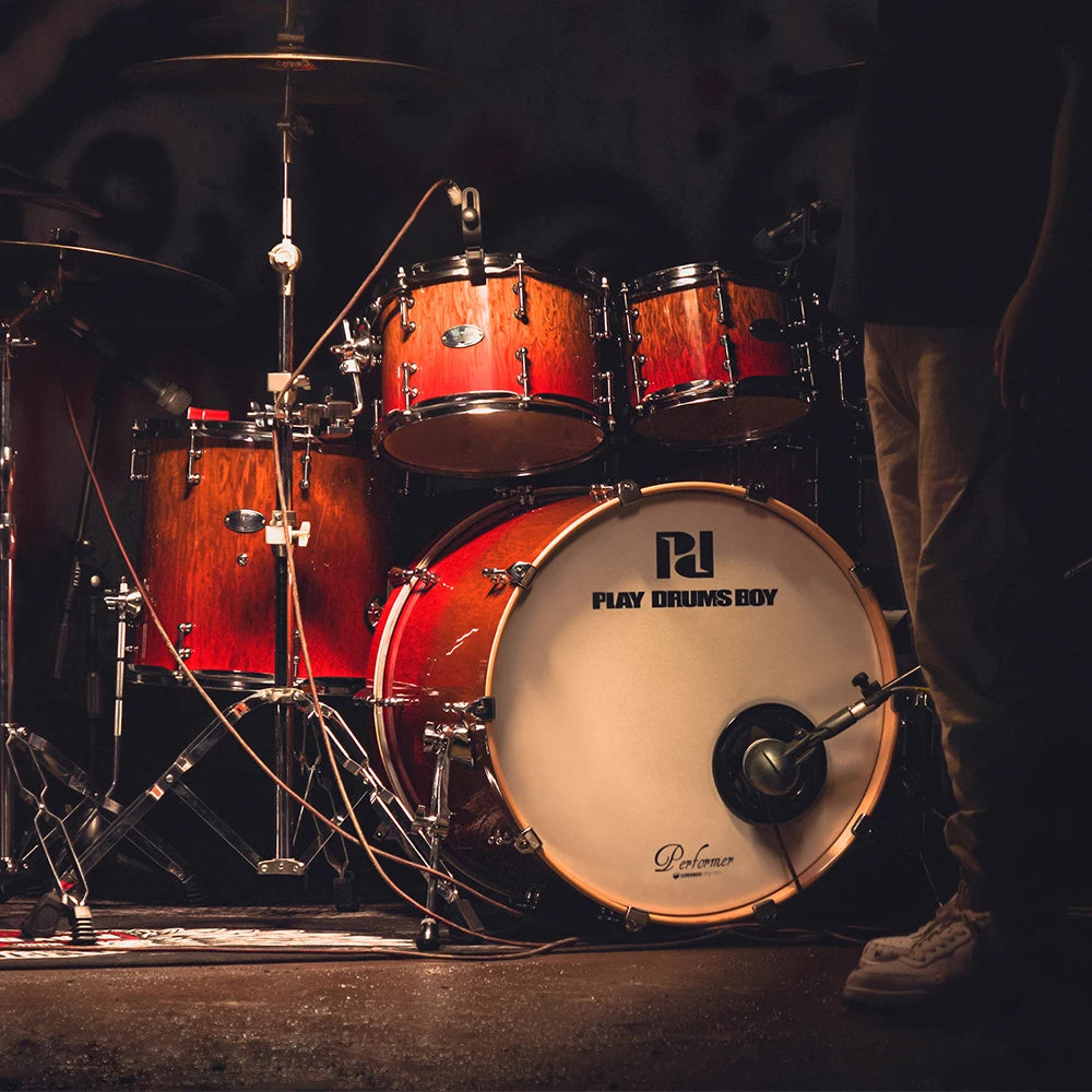 Performer Series Professional Jazz Drum Kit High Quality Factory Wholesale Acoustic Drum With Birch Drum Heads